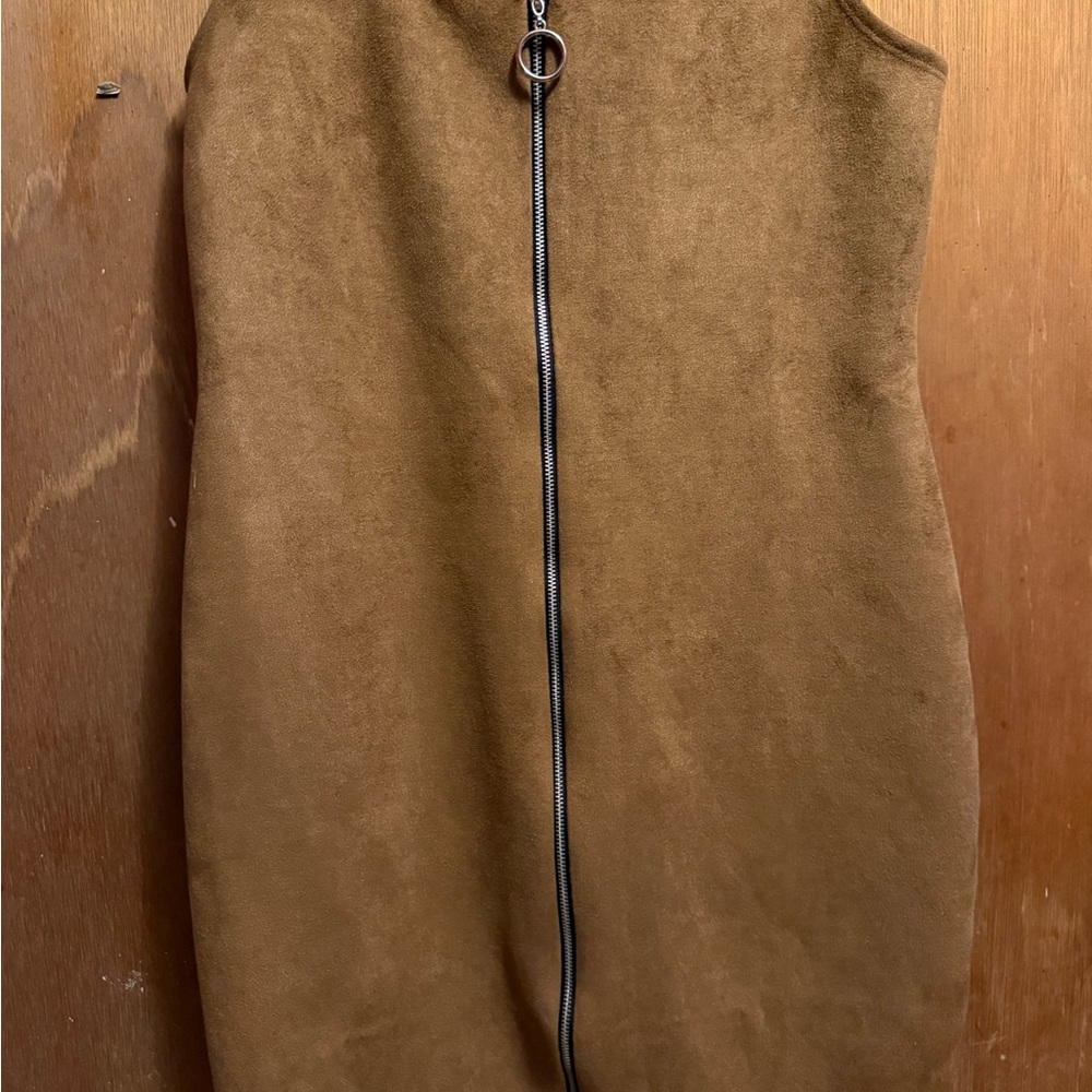 Popular Basics Brown Mini Dress